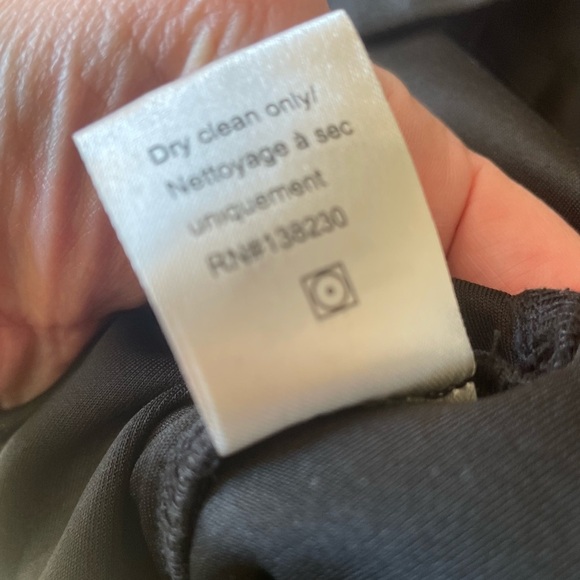 Pam & Gela Black Front Slit Cigarette Pants Size Small S - Picture 11 of 12